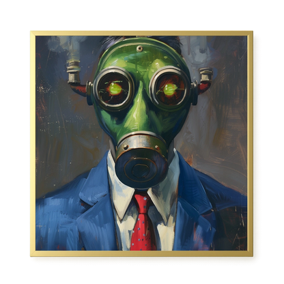 Masked Identity Canvas Wall Art
