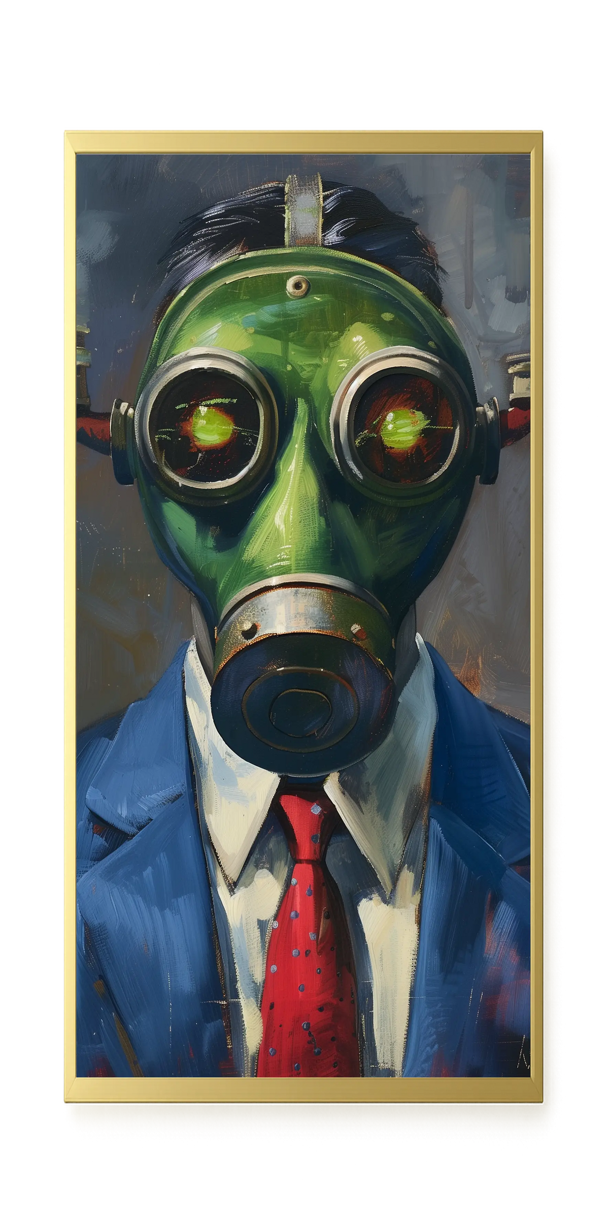 Masked Identity Canvas Wall Art