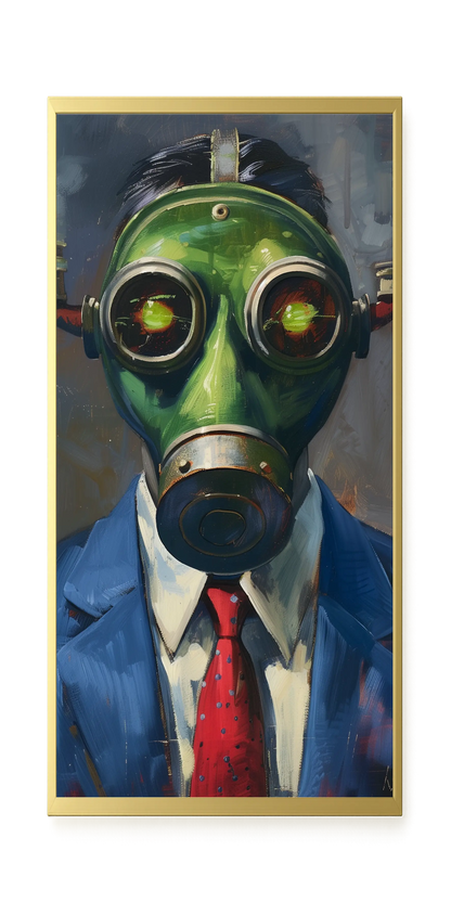 Masked Identity Canvas Wall Art