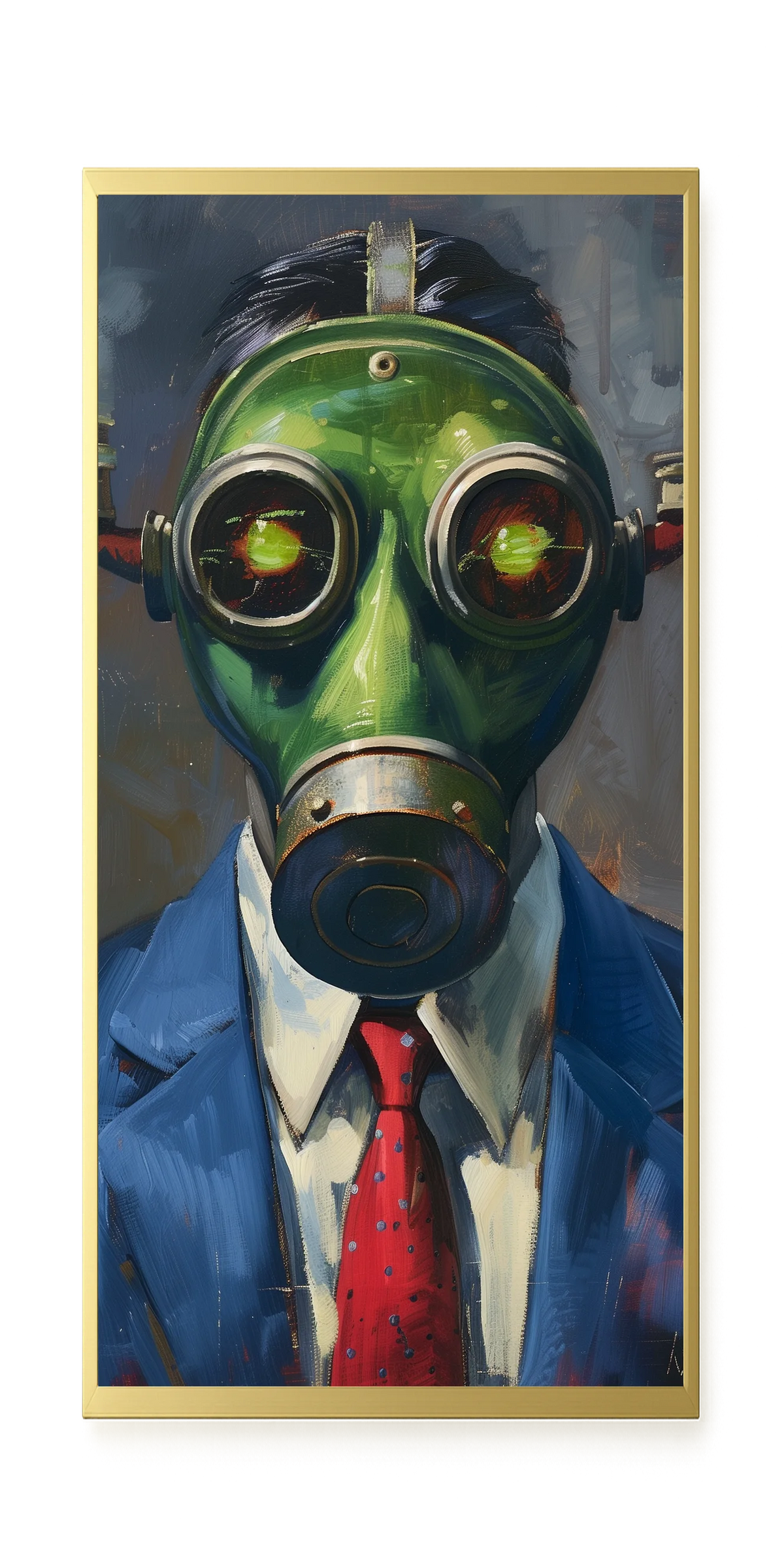 Masked Identity Canvas Wall Art