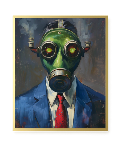 Masked Identity Canvas Wall Art