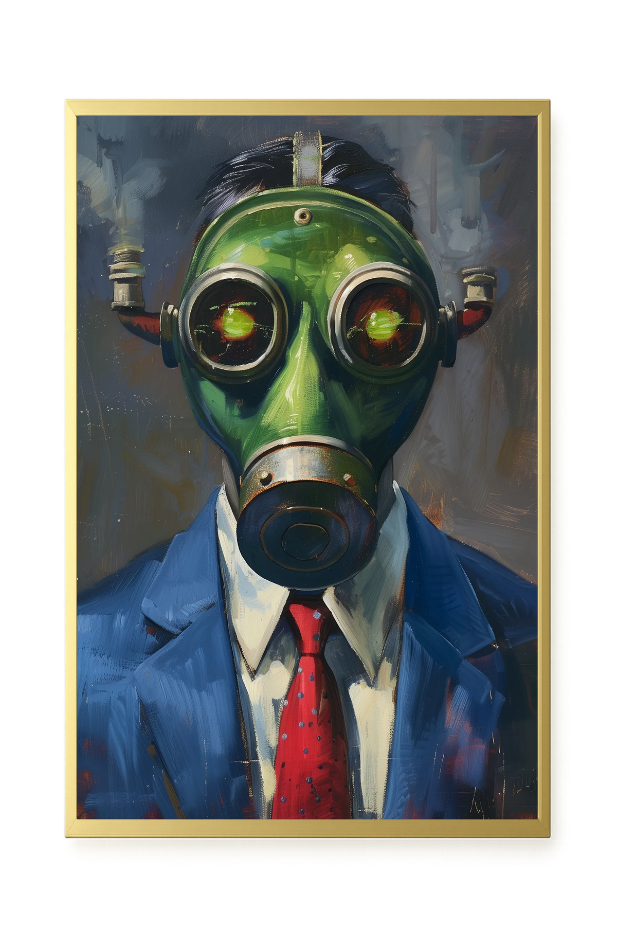 Masked Identity Canvas Wall Art