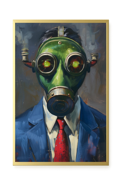 Masked Identity Canvas Wall Art