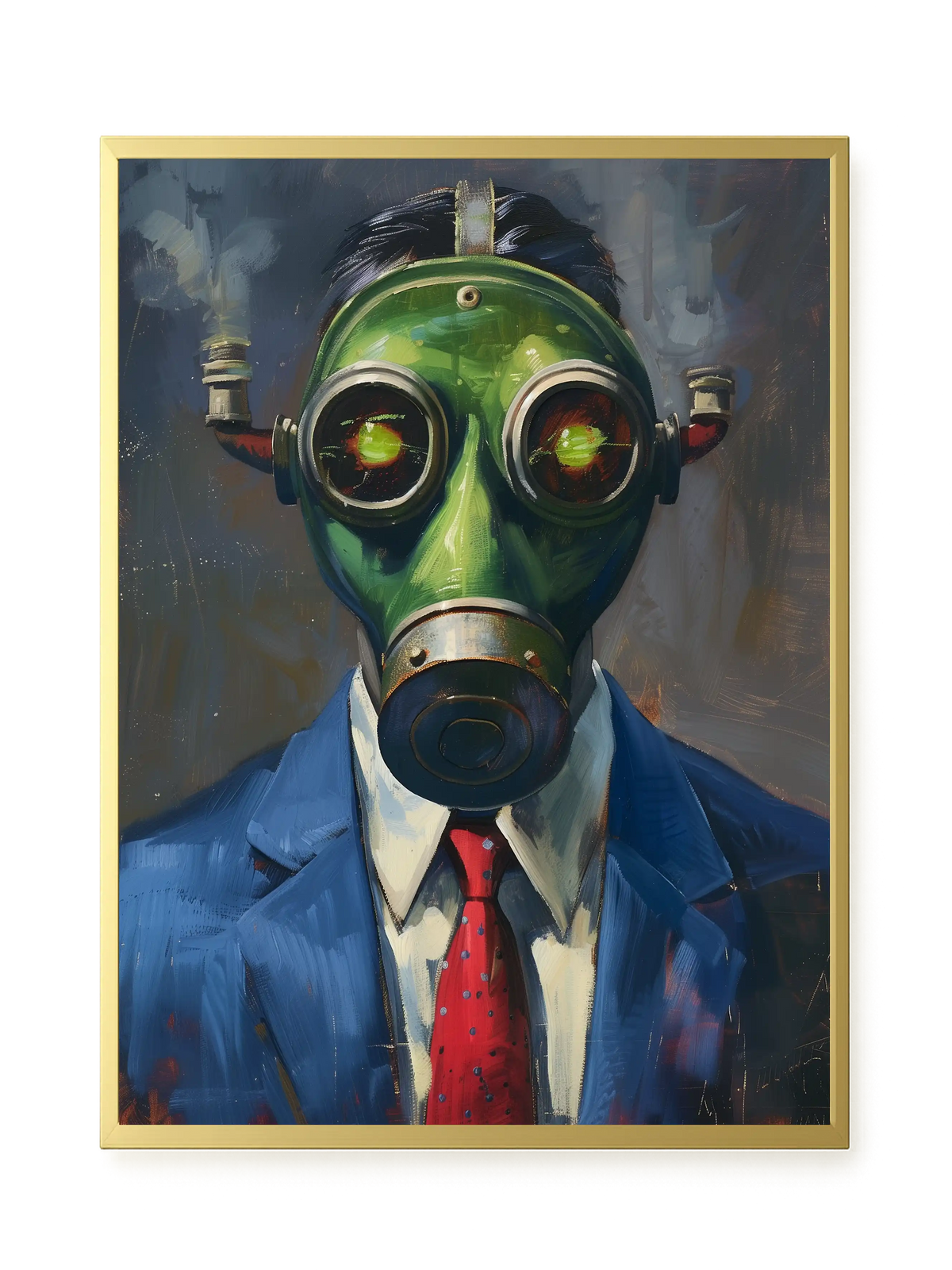 Masked Identity Canvas Wall Art