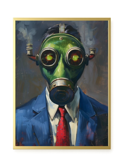Masked Identity Canvas Wall Art