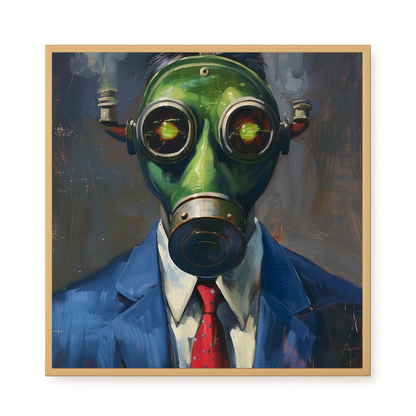 Masked Identity Canvas Wall Art