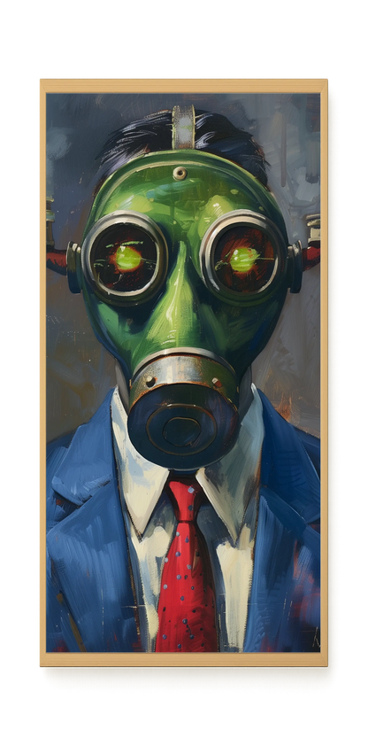 Masked Identity Canvas Wall Art