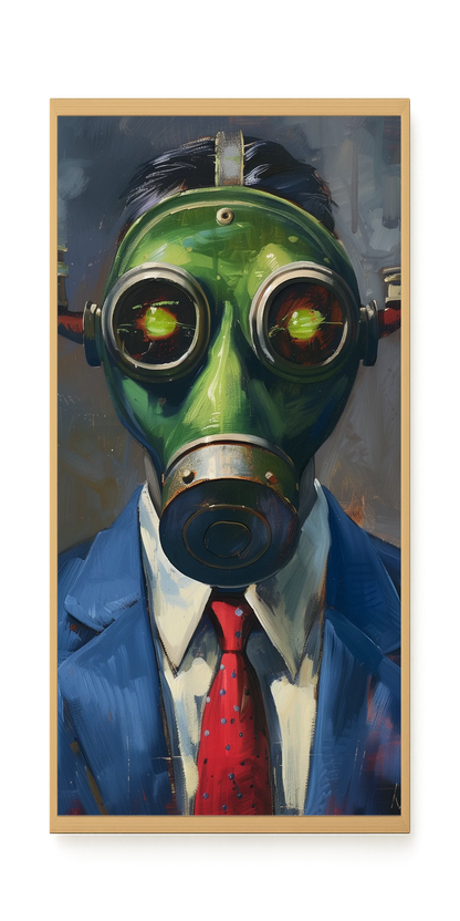 Masked Identity Canvas Wall Art