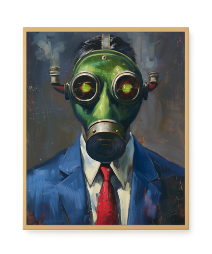Masked Identity Canvas Wall Art