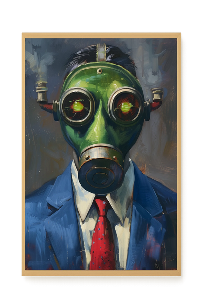 Masked Identity Canvas Wall Art