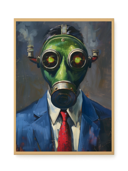 Masked Identity Canvas Wall Art