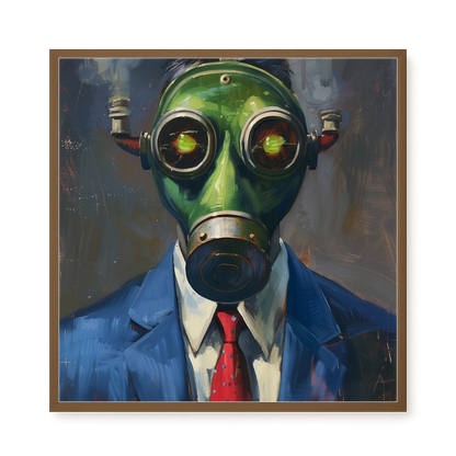 Masked Identity Canvas Wall Art