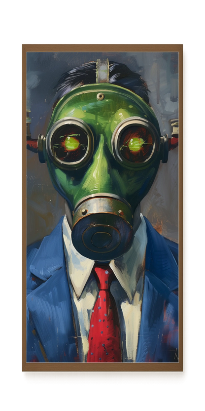 Masked Identity Canvas Wall Art