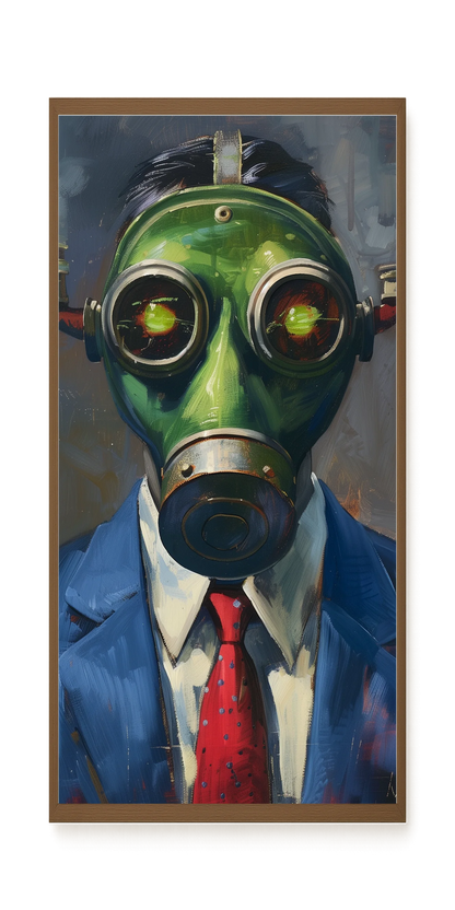 Masked Identity Canvas Wall Art