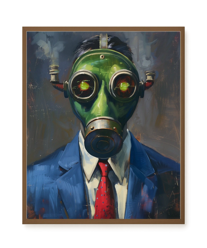 Masked Identity Canvas Wall Art