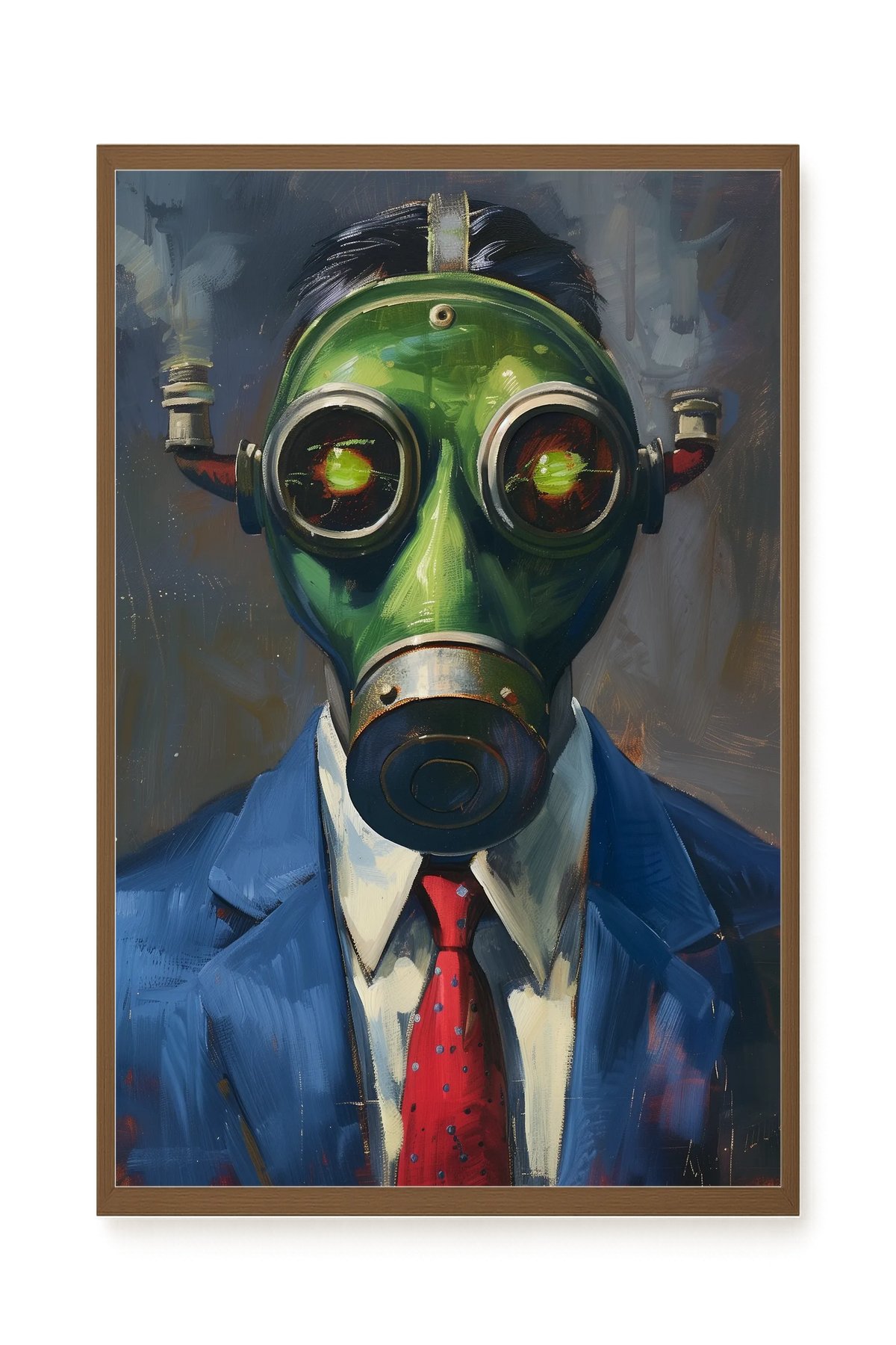 Masked Identity Canvas Wall Art