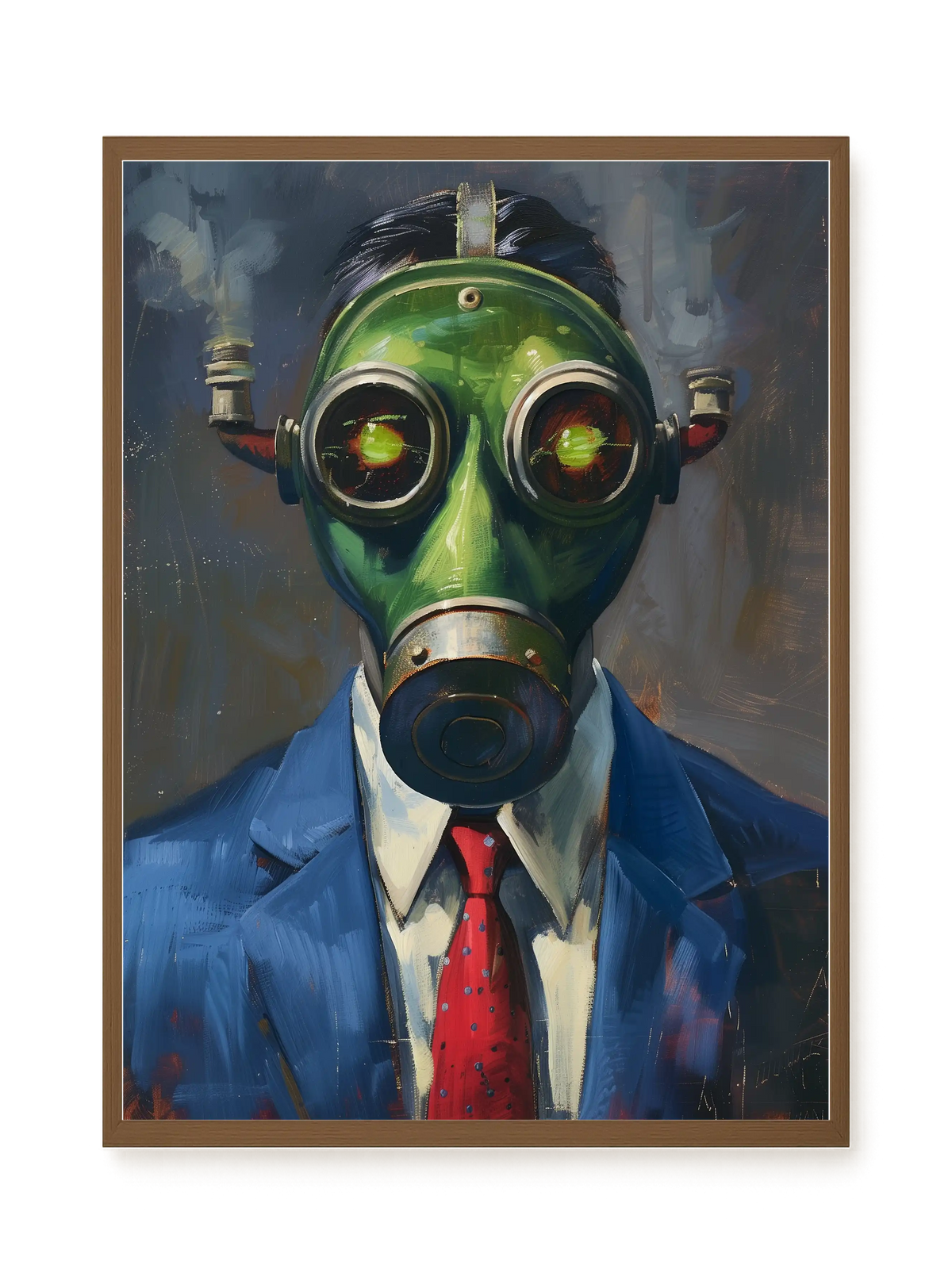 Masked Identity Canvas Wall Art