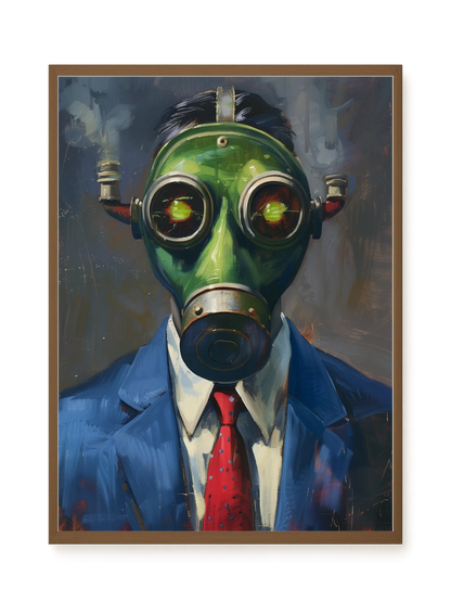 Masked Identity Canvas Wall Art