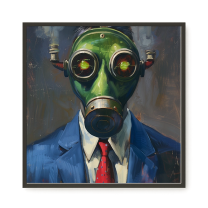 Masked Identity Canvas Wall Art