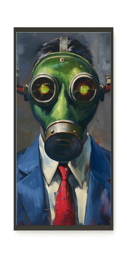 Masked Identity Canvas Wall Art