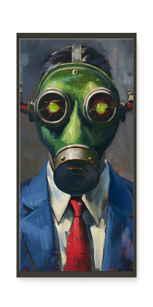 Masked Identity Canvas Wall Art