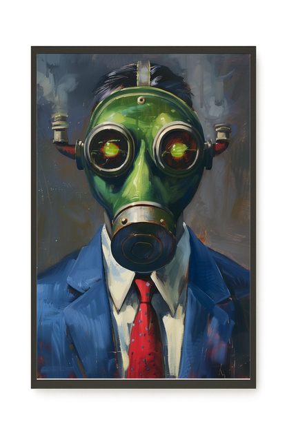 Masked Identity Canvas Wall Art