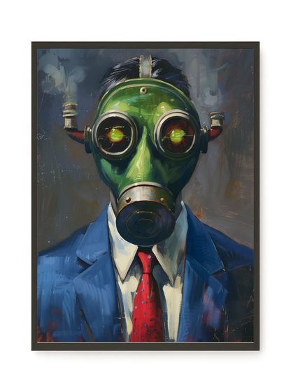 Masked Identity Canvas Wall Art