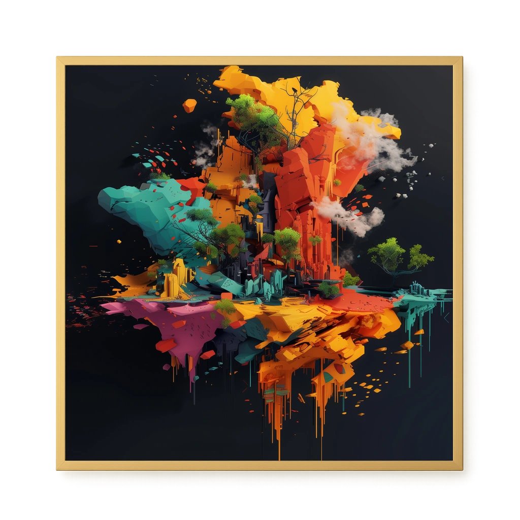Imagined Terrain Canvas Print