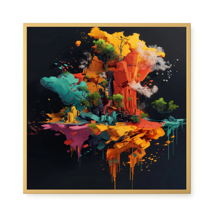 Imagined Terrain Canvas Print