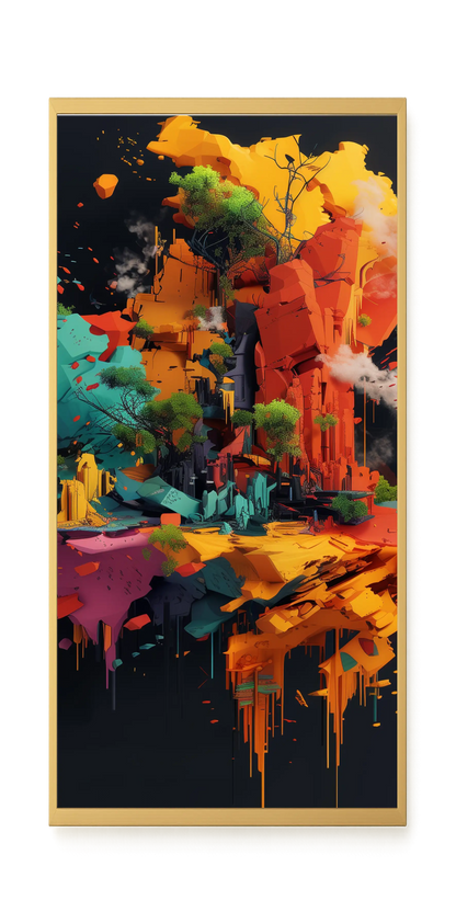 Imagined Terrain Canvas Print
