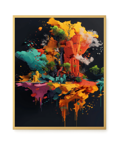 Imagined Terrain Canvas Print