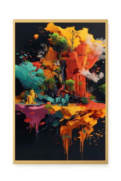 Imagined Terrain Canvas Print