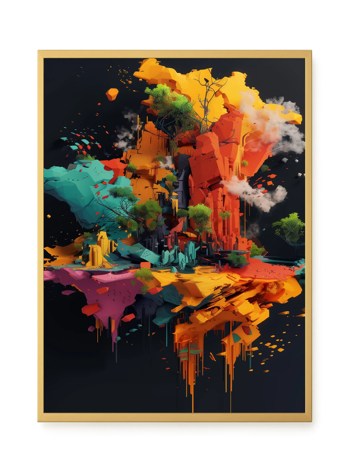 Imagined Terrain Canvas Print