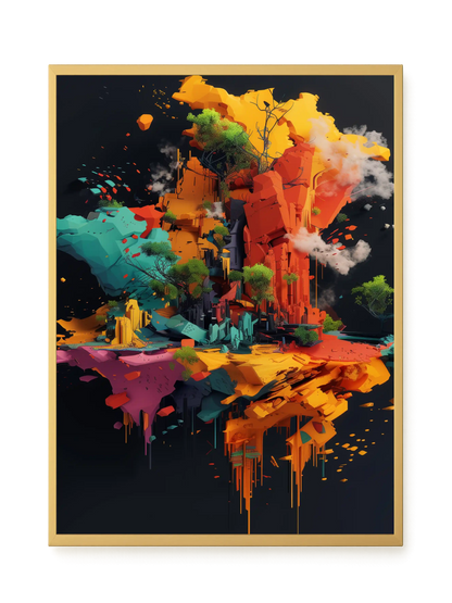 Imagined Terrain Canvas Print