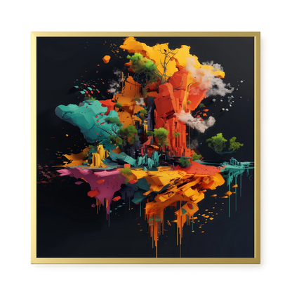 Imagined Terrain Canvas Print