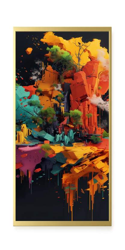 Imagined Terrain Canvas Print