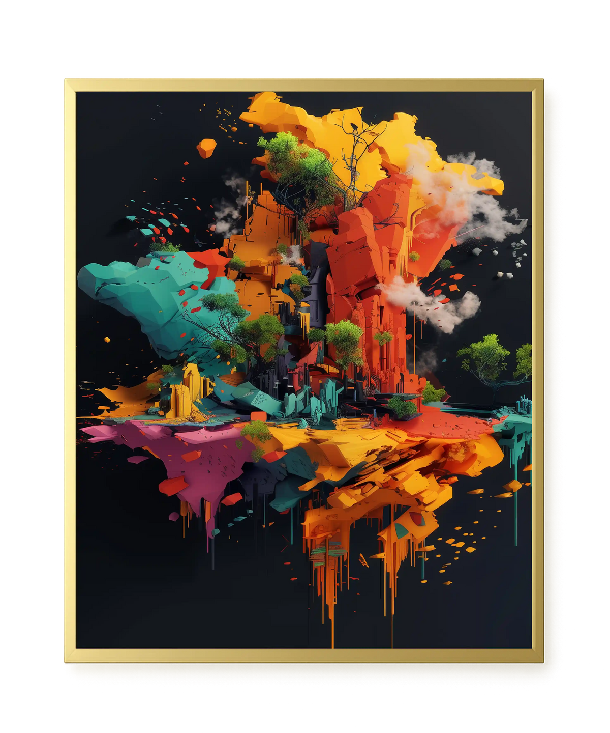 Imagined Terrain Canvas Print