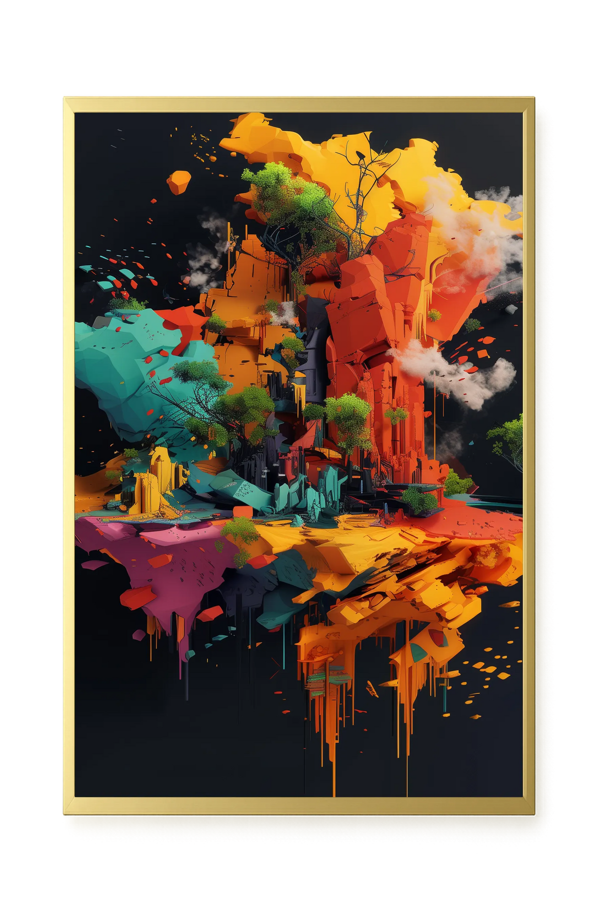 Imagined Terrain Canvas Print