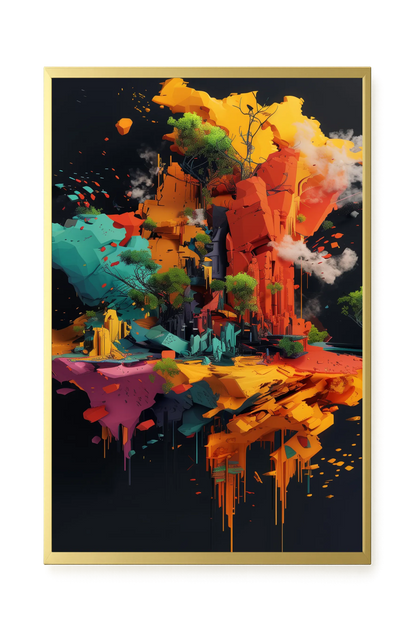 Imagined Terrain Canvas Print