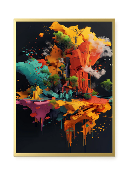 Imagined Terrain Canvas Print