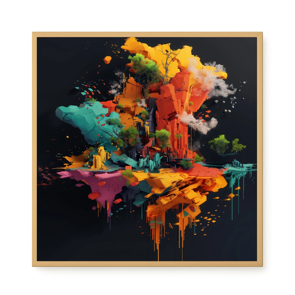 Imagined Terrain Canvas Print