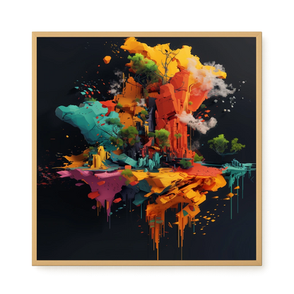 Imagined Terrain Canvas Print
