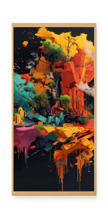 Imagined Terrain Canvas Print
