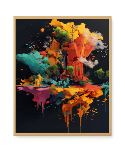 Imagined Terrain Canvas Print