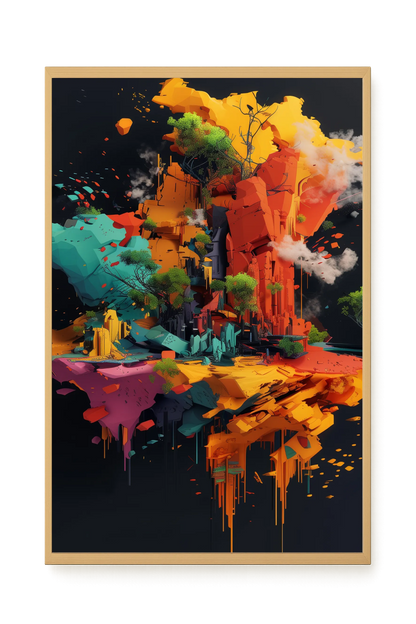 Imagined Terrain Canvas Print