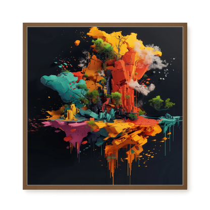 Imagined Terrain Canvas Print