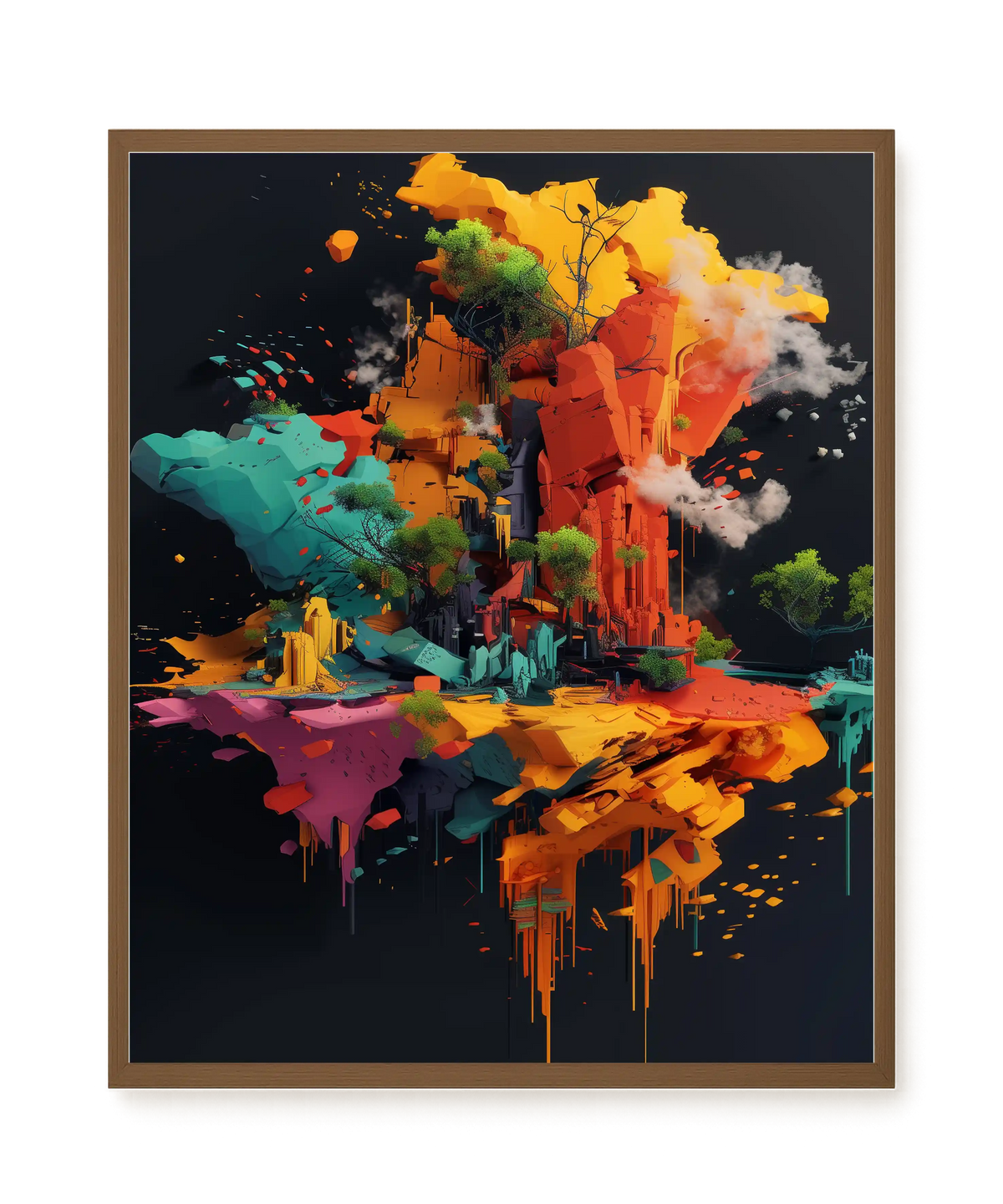 Imagined Terrain Canvas Print