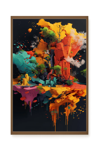 Imagined Terrain Canvas Print