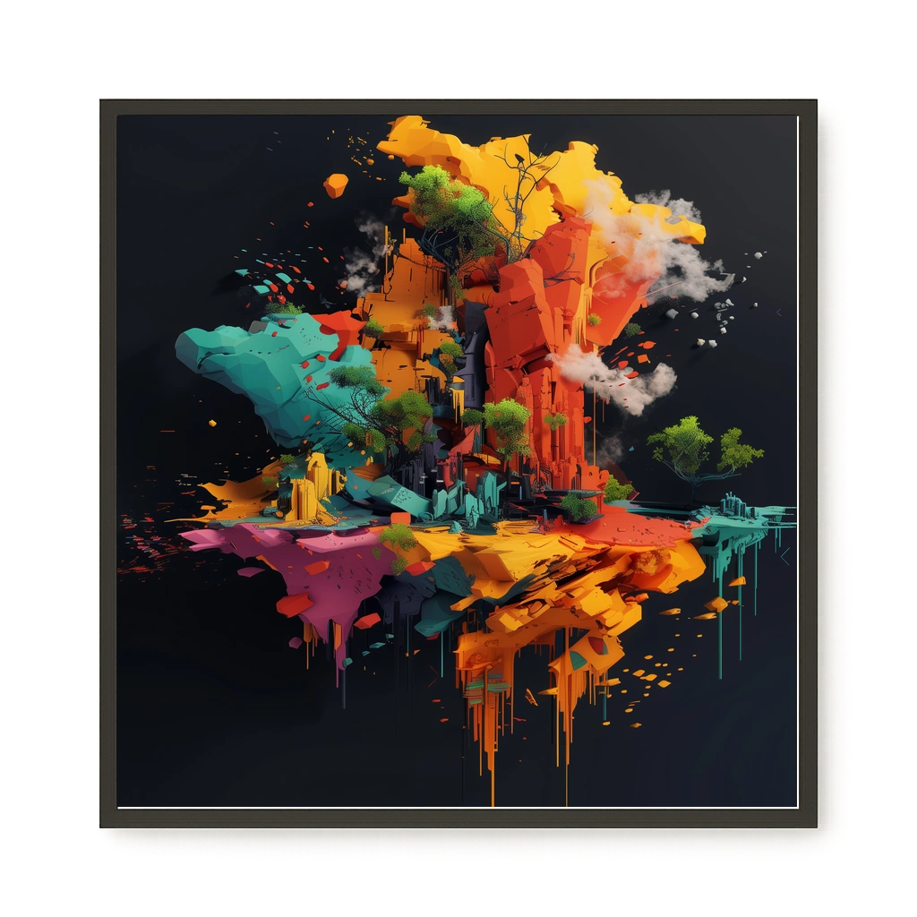 Imagined Terrain Canvas Print