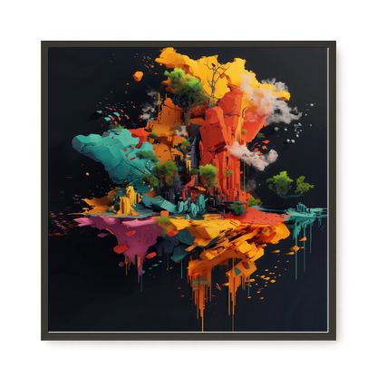 Imagined Terrain Canvas Print